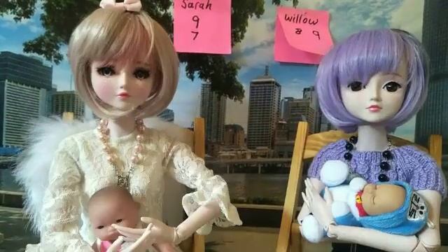 Cuddle contest. Stop motion. BJD смотреть онлайн