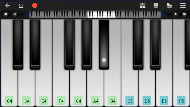 How to play Valse Noire by LONER on Mobile Piano (Tutorial) смотреть онлайн