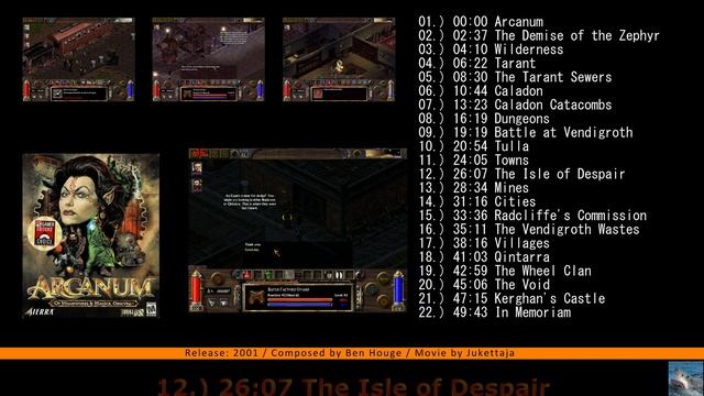 ARCANUM OF STEAMWORKS AND MAGICK OBSCURA OST [Full] OFFICIAL GAME SOUNDTRACK (Reloaded) смотреть онлайн