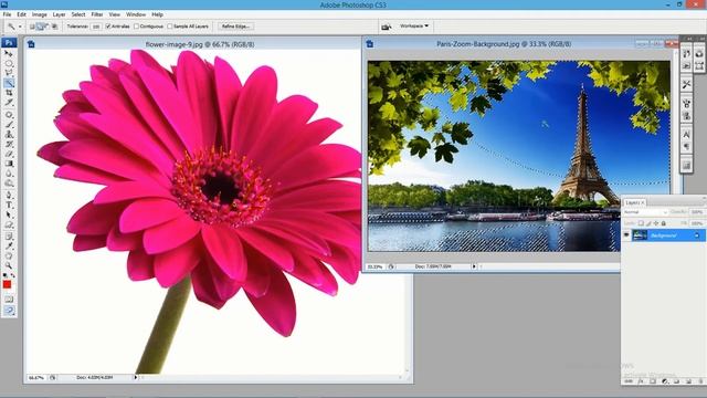 How to Use Quick Selection Tool and Magic Wand Tool in Photoshop (Part 5) смотреть онлайн