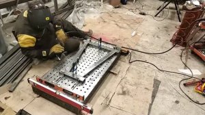 Изготовление опоры для столешницы сварочного стола
