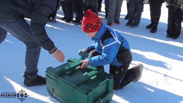 Приз за победу над врагом! Клуб лазертага Полигон 102 смотреть онлайн