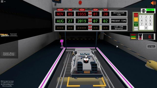 Project DeLorean is back up on roblox! смотреть онлайн