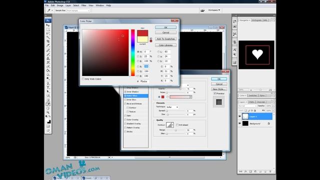 Photoshop | Learn how to draw a Heart Shape смотреть онлайн