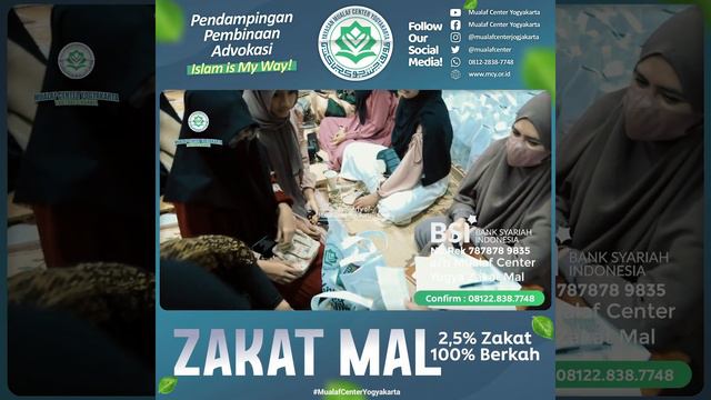 ZAKAT MAL 2,5% ZAKAT 100% BERKAH | RAMADHAN CENTER 1445 H | MUALAF CENTER YOGYAKARTA смотреть онлайн