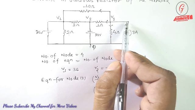 15. NODAL ANALYSIS /NODE VOLTAGE METHOD EXAMPLE смотреть онлайн