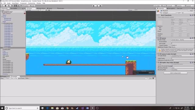 Unity 2018 - Platformer Tutorial 36: Powerups смотреть онлайн
