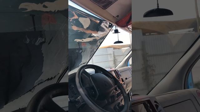 Иранская тонировка, часть вторая . Установка в Газель Некст . смотреть онлайн