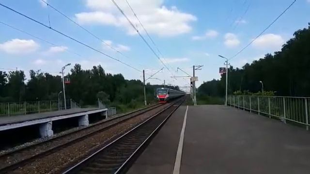 Эп2д 0040 сообщением Москва-Чехов проследовал о/п 66 км смотреть онлайн
