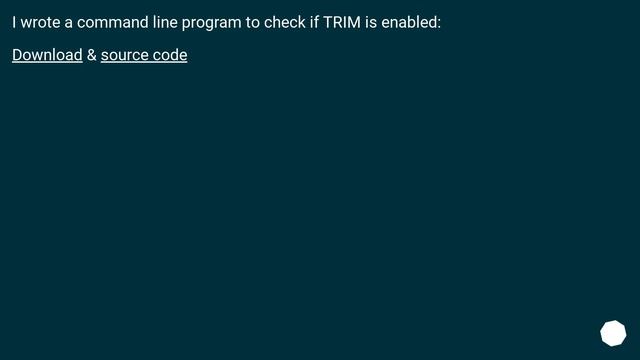 How can I see if Windows 7 is using TRIM for my SSD drive? смотреть онлайн