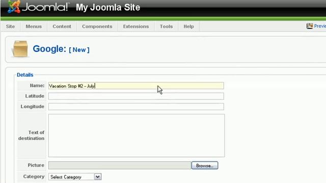 Joomla Extensions - 14 - Google Map смотреть онлайн
