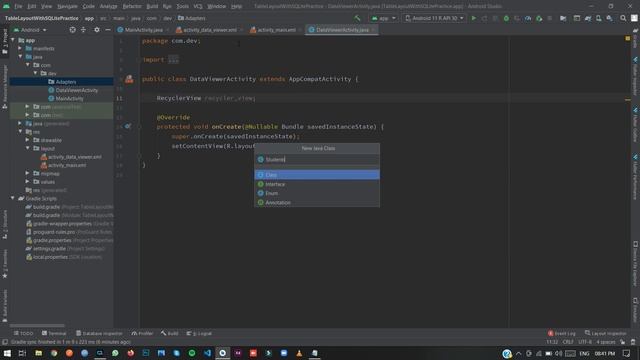 Create SQLite Database using Room Library and show into Table using TableLayout Part 1 in AS latest смотреть онлайн