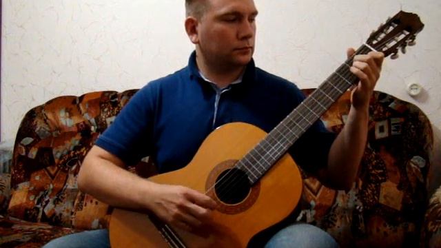 Одинокая гармонь на гитаре (Александр Бритвин) смотреть онлайн