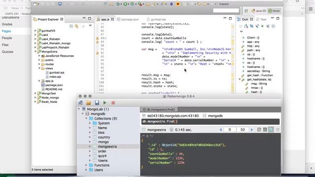 MongoDb Extra Credit Assignment смотреть онлайн
