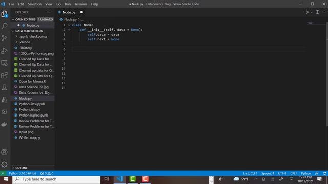 How to create a Node for a Linked List in Python смотреть онлайн