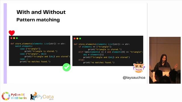 Laysa Uchoa: Python 3.10: Welcome to pattern matching! смотреть онлайн