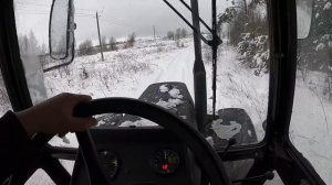 ПРОБИВАЮ ДОРОГУ НА ТРАКТОРЕ МТЗ-82.1 В ДЕРЕВНЕ. МТЗ/БЕЛАРУС/БАЛОЧНИК.