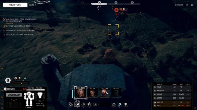 BattleTech - e04 - Defend Mech Repair Base - Gameplay смотреть онлайн