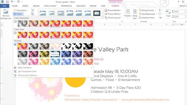 Word 2013: Formatting Pictures смотреть онлайн