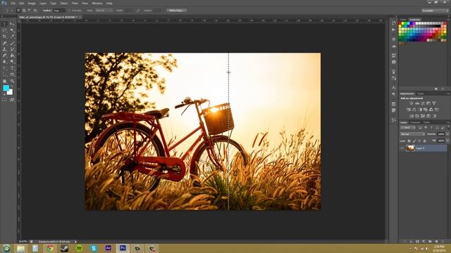 Photoshop CS6 Tutorial 32 Single Row Marquee Tool смотреть онлайн
