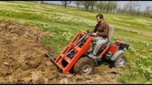 Помогатор гидроход  в работе Минитрактор своими руками.