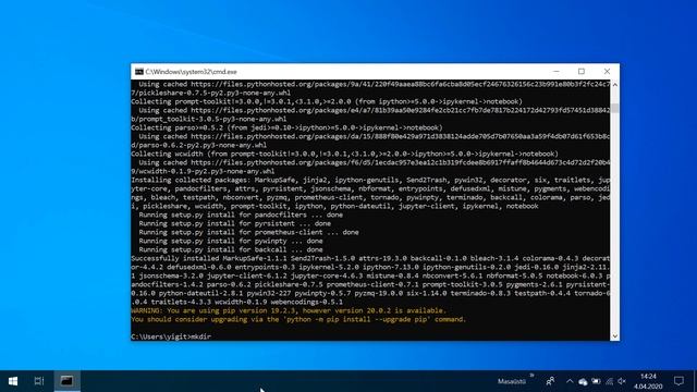 Python Jupyter Notebok Kurulumu (Windows) смотреть онлайн
