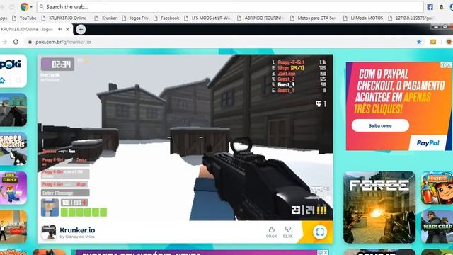 Como jogar jogo tiro gratis no pc krunker смотреть онлайн