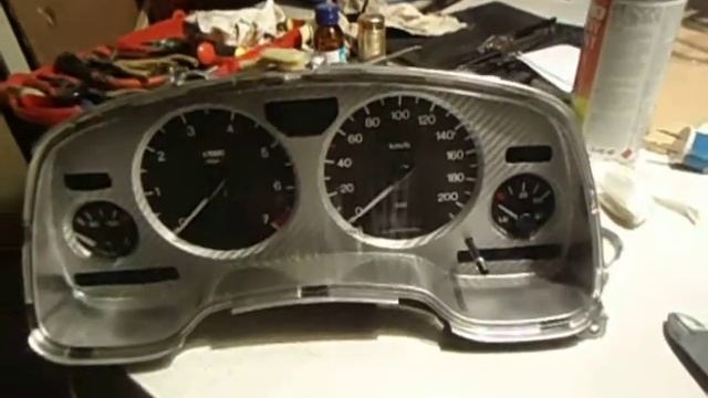 Перекраска приборной панели Opel Astra G смотреть онлайн