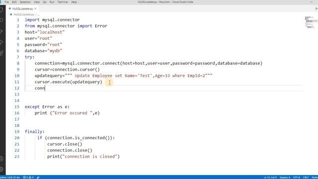 Python and MySQL - Updating Entries and Limiting Queries | Learn Python Programming смотреть онлайн