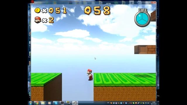 Марио Unity 3D смотреть онлайн