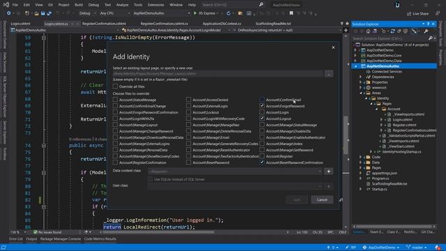 55. ASP.NET Core | Forget password, Lockout and Logout смотреть онлайн