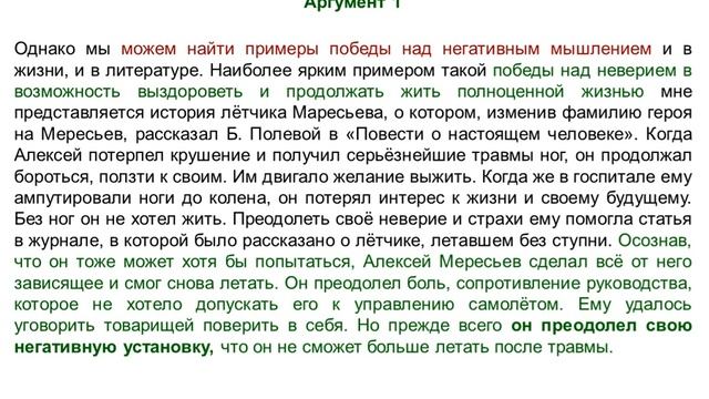 Итоговое сочинение 45. «Самая великая победа – победа над своим негативным мышлением». (Сократ) смотреть онлайн