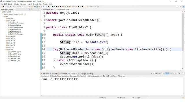 Java 7 new features | Automatic resource management in java | try with resources смотреть онлайн