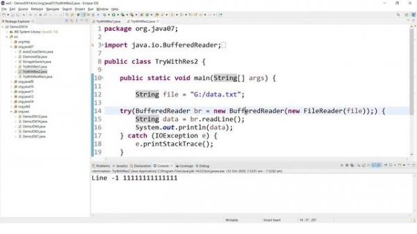 Java 7 new features | Automatic resource management in java | try with resources