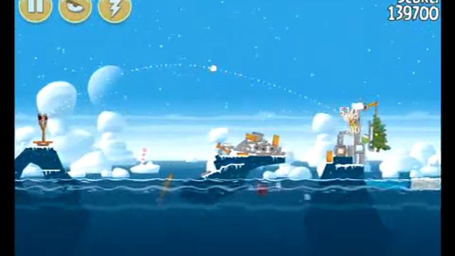 Angry Birds Seasons Arctic Eggspedition 1-25 (3 stars) walkthrough смотреть онлайн