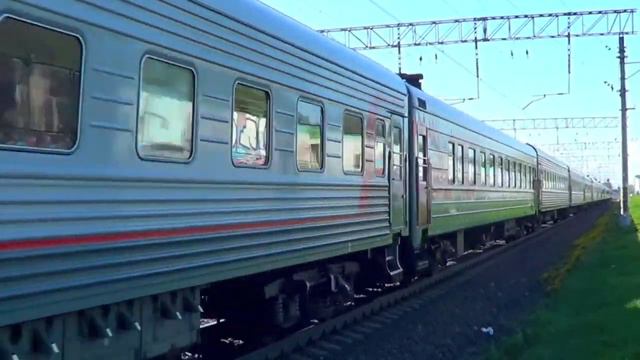 ЧС2к-605 с поездом №66 "Москва - Тольятти" смотреть онлайн