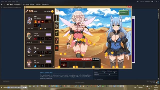 Sakura Clicker, Gameplay, Auto Clicker, I Quit смотреть онлайн