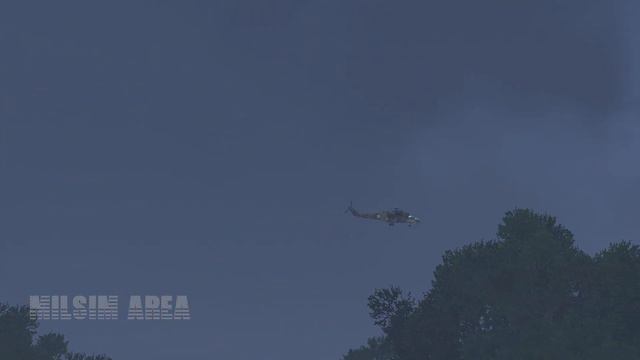 Today, Russian Mi-24 attack helicopter failed to dodge missile and exploded in the sky - ARMA 3 смотреть онлайн