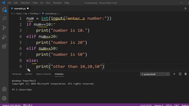 Python Tutorial in Hindi | if elif else Statement in Python | Python Tutorial for Beginners in Hind смотреть онлайн