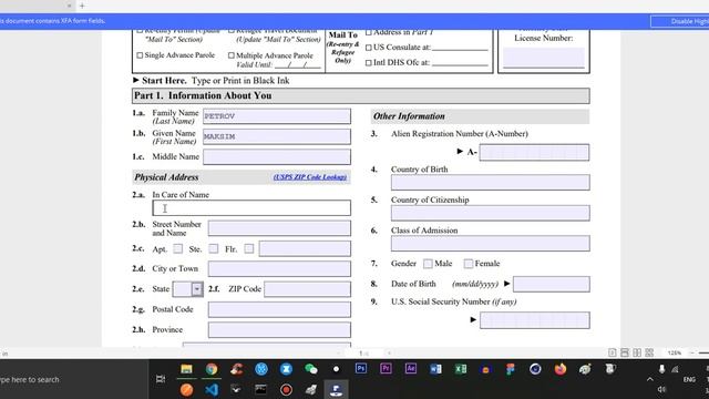 I-131 | Заявление на Travel Passort | Refugee Travel Document | Политическое убежище