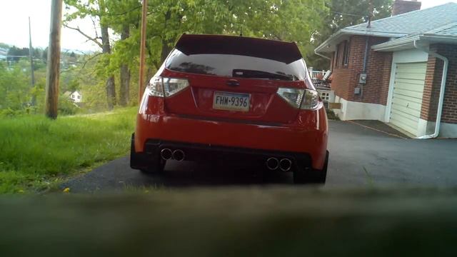 2011 Subaru WRX Hatch with 3" Turbo-back exhaust part 2 смотреть онлайн