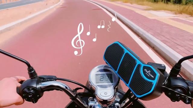 CCLAMP solar music with FM radio and Bluetooth and TF card play in Build powerful torch. смотреть онлайн