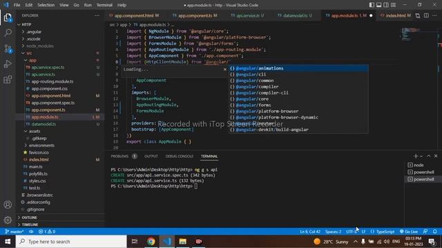 Angular Http get & post Request смотреть онлайн