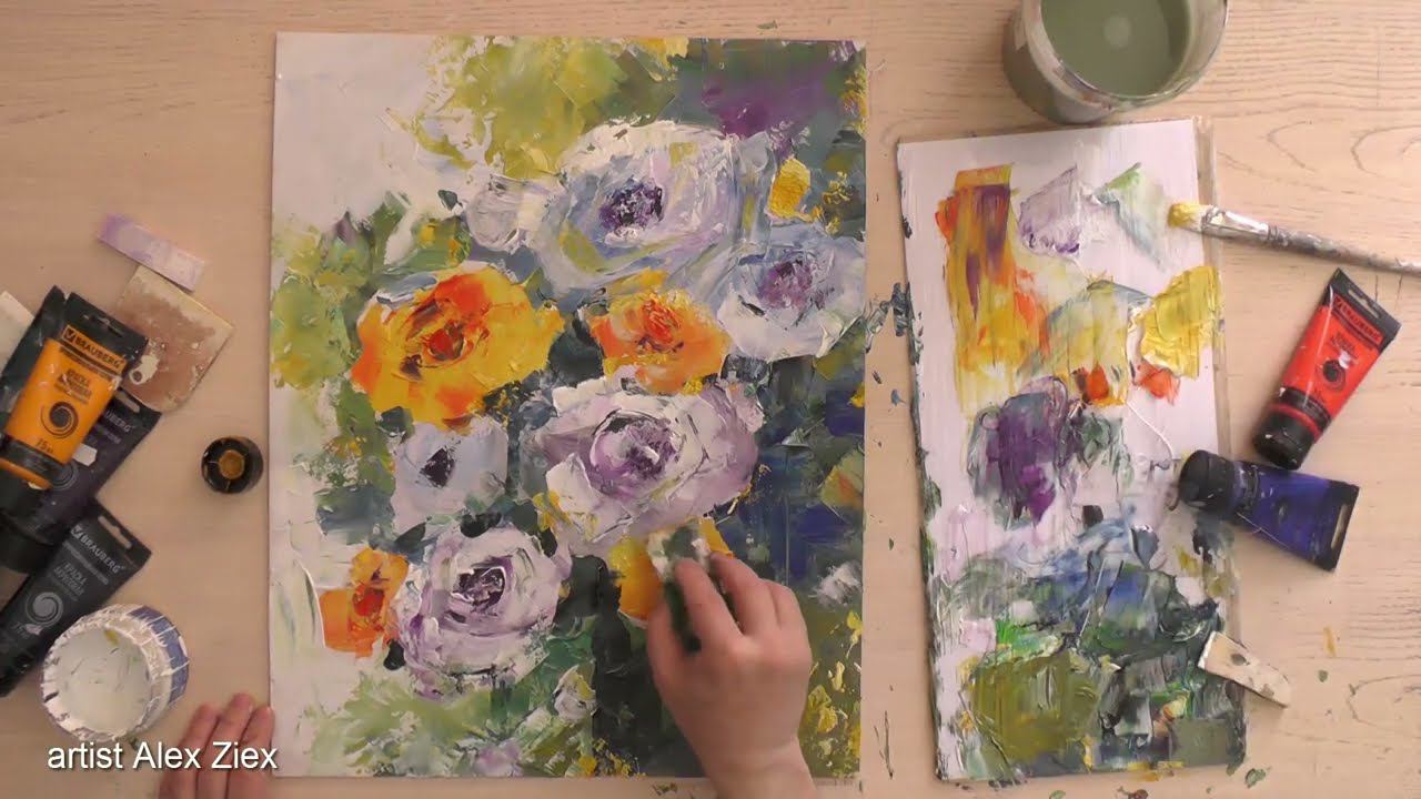 Acrylic painting| Art | Drawing | Relax смотреть онлайн