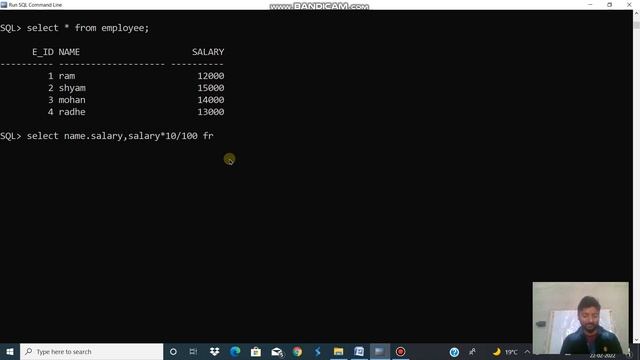 SQL : Calculation with select command | Group by clause | PART - 7 | in sql. смотреть онлайн