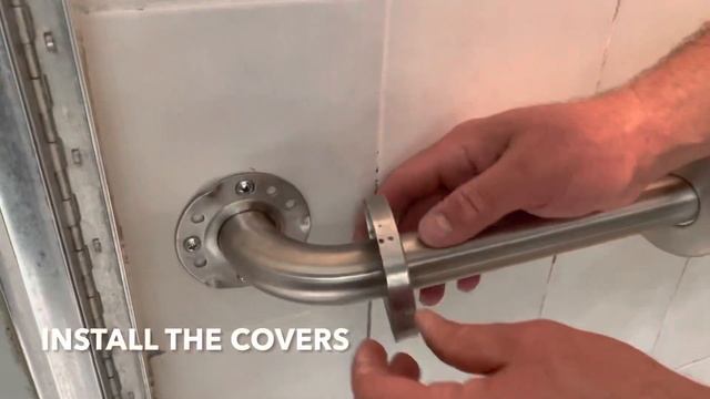 HOW TO Install GRAB BARS in a TILE SHOWER - Safety Grab Bar Installation in a Bathroom. Easy! смотреть онлайн