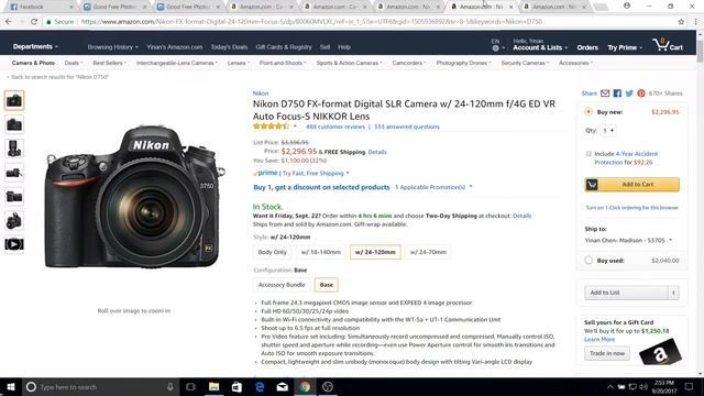 Nikon D750 and Lens Price on Amazon, Room to profit as a seller? смотреть онлайн