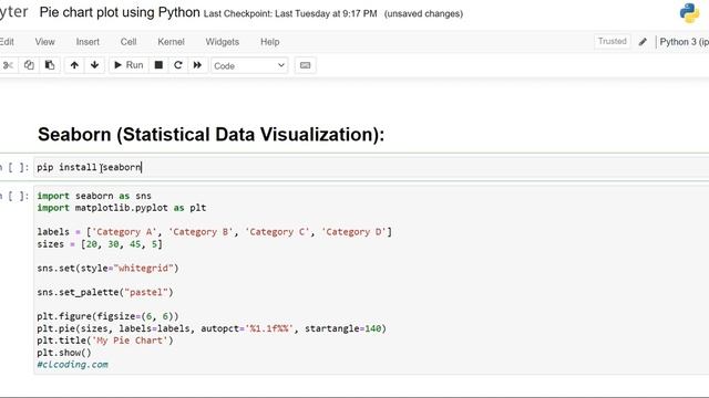Day 167 : Creating Pie Charts using Different Python Modules and libraries смотреть онлайн