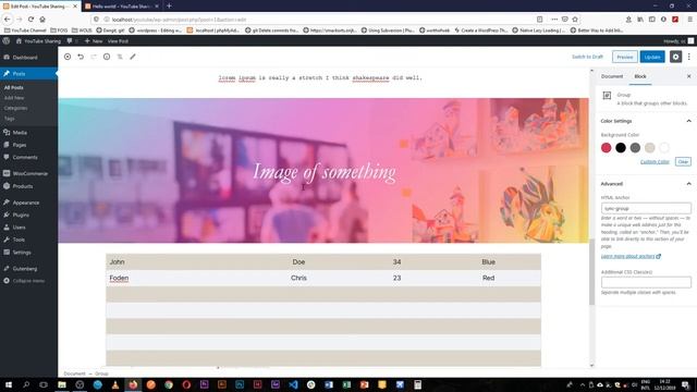 Group content in WordPress Gutenberg Block Editor using Group blocks смотреть онлайн