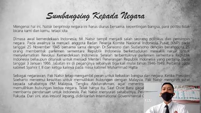 Tugas Latsar CPNS Kemenkumham, Biografi Mohammad Natsir